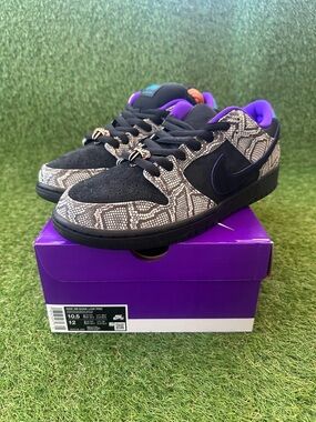 Nike SB Dunk Low Dashawn Jordan Cooperhead Snakeskin  IB6208-200 Size 10.5
